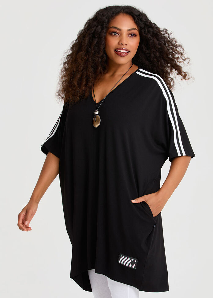Natural Piper Tunic, , hi-res