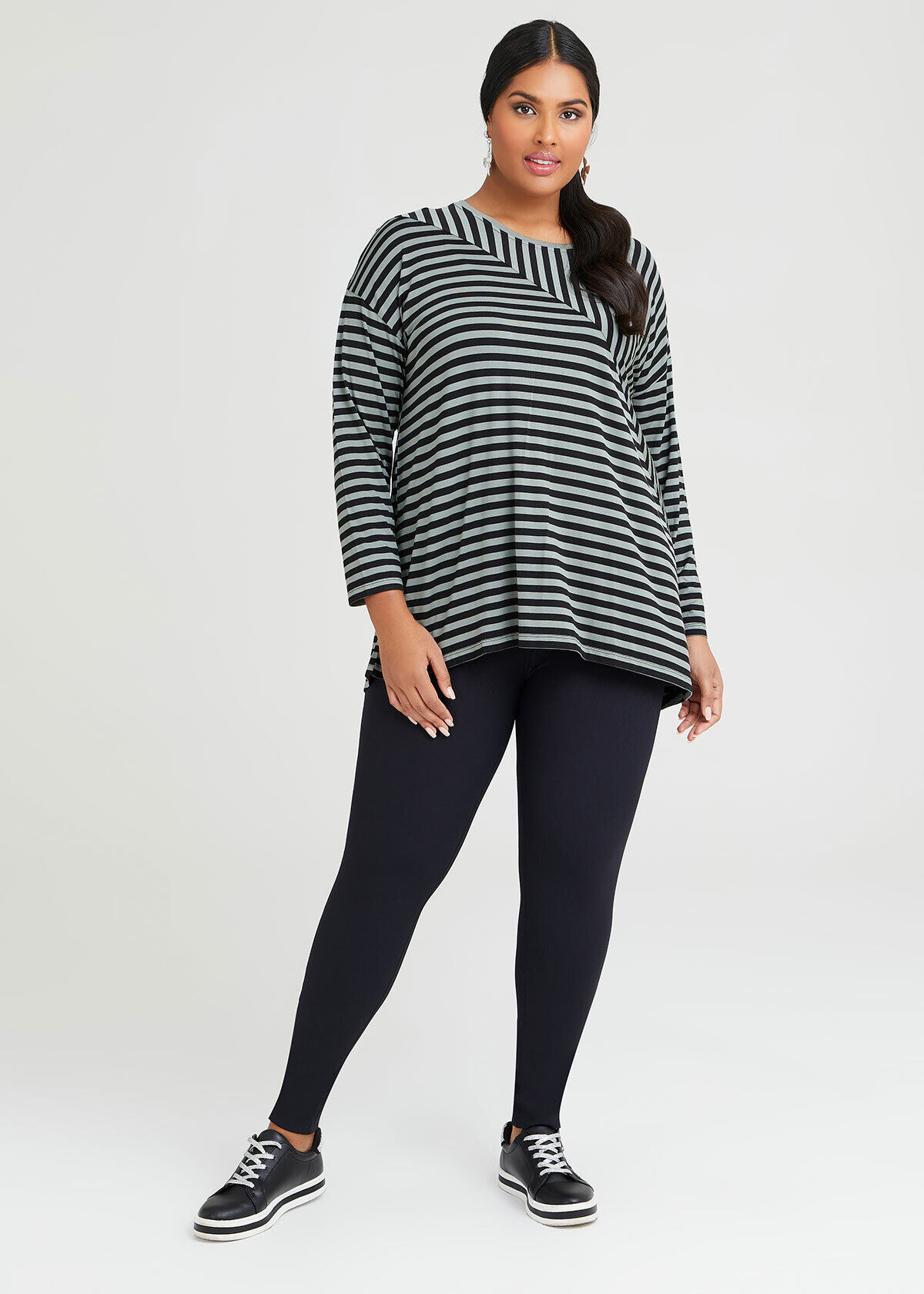 Shop Mini Rib Knit Ottoman Leggings in 