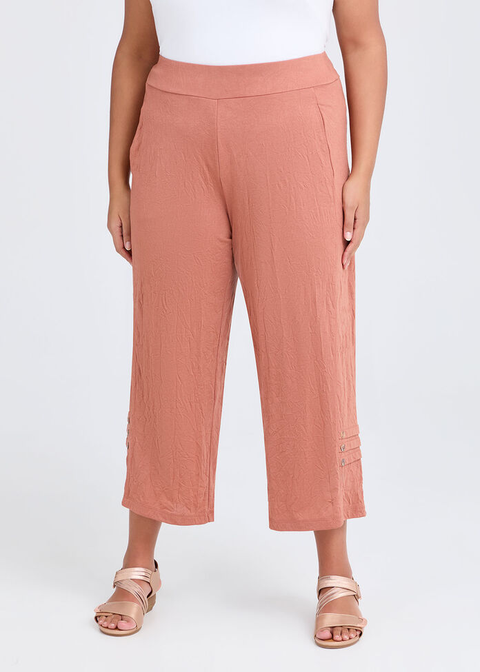 Button Detail Kiss Crush Pant, , hi-res
