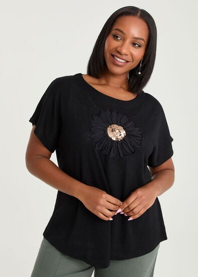 Plus Size Lena Applique Top