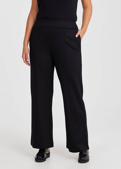 Plus Size Tall Ponte Harper Wide Leg Pant