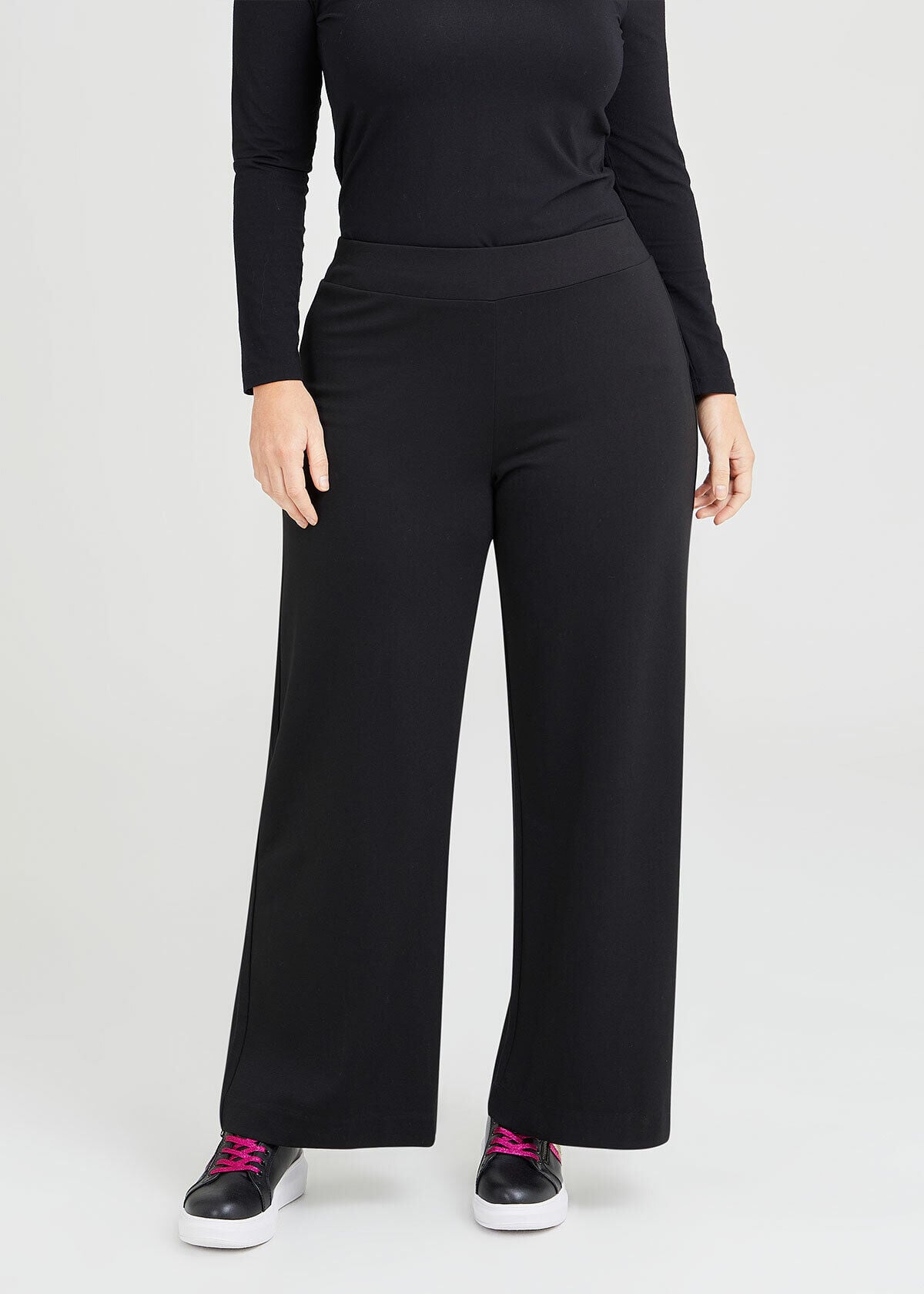 Plus Size Wide Leg Pants and Coulottes 