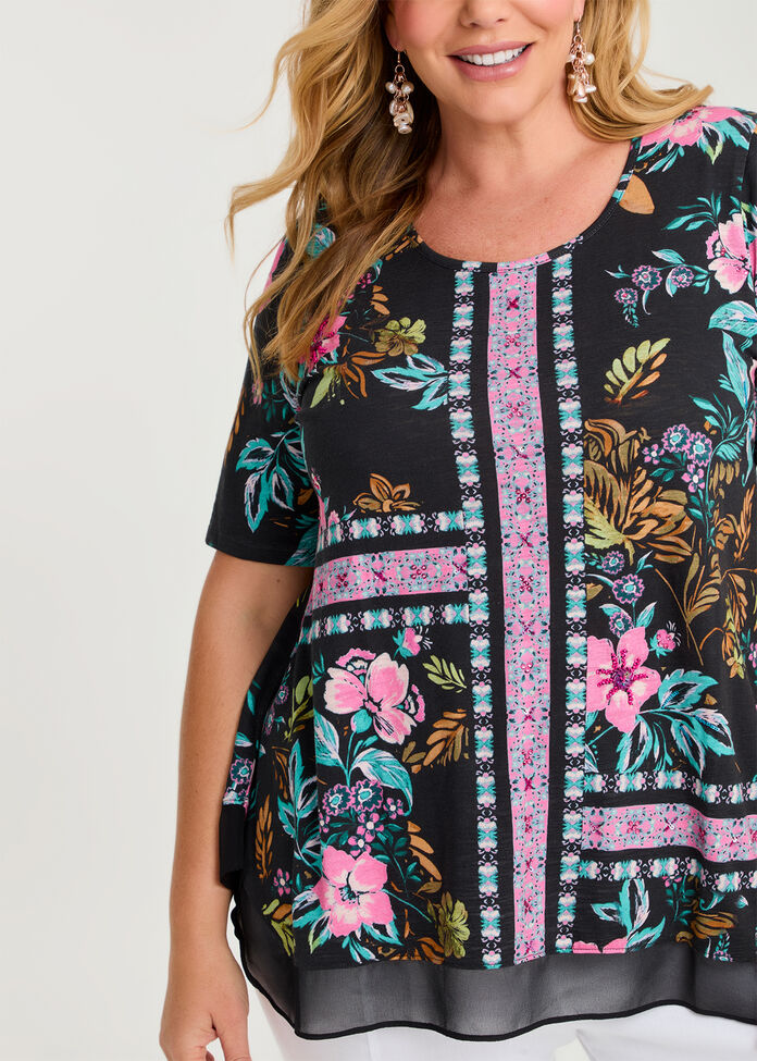 Eden Cotton Modal Slub Top, , hi-res