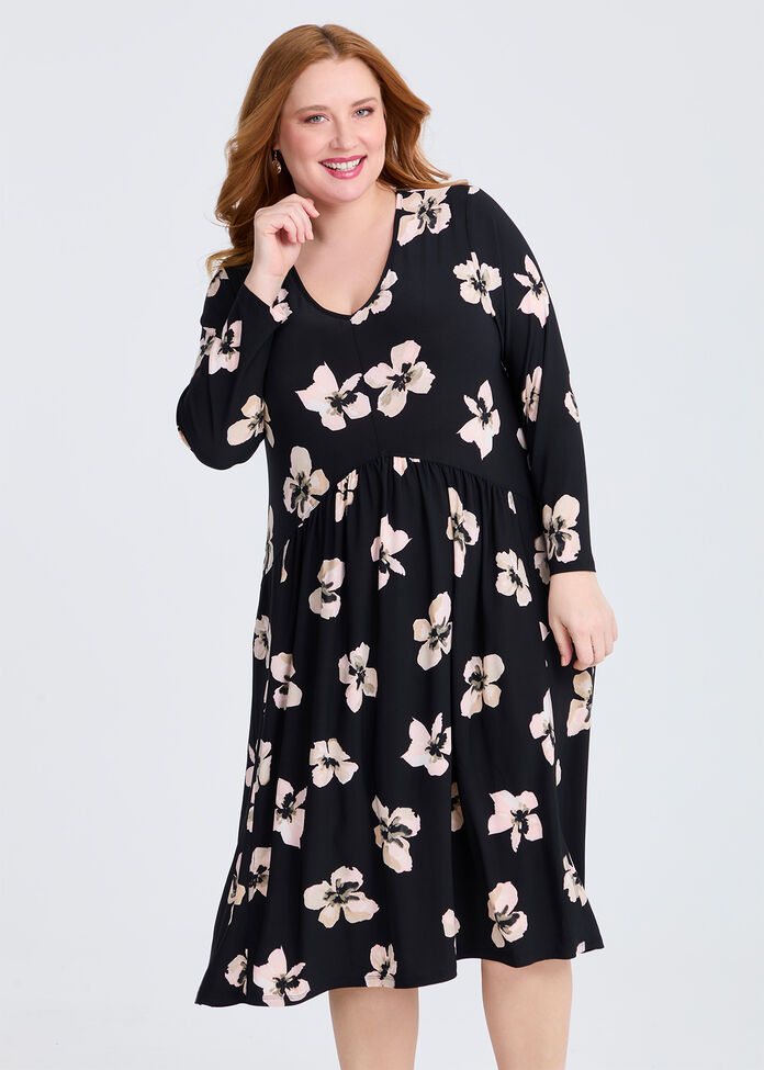 Lily Floral Dress, , hi-res
