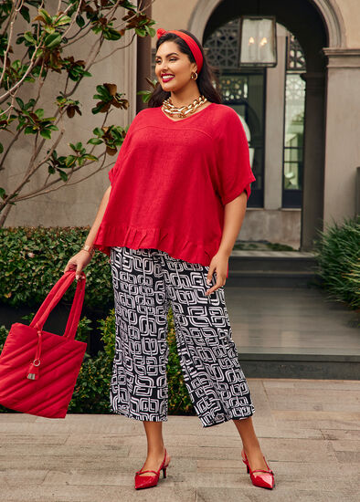 Plus Size Natural Absolute Satin Pant