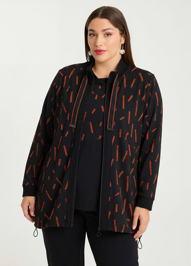 Plus Size Ponte Lydia Jacket