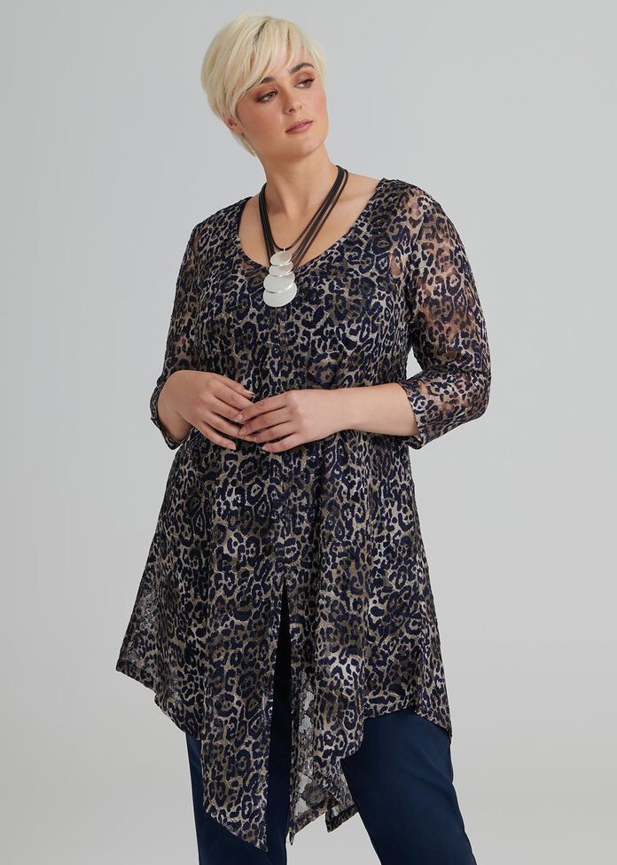 Shop Plus Size Obsession Lace Tunic in Print | Sizes 12-30 | Taking ...