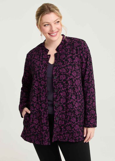 Plus Size Imani Jacquard Jacket