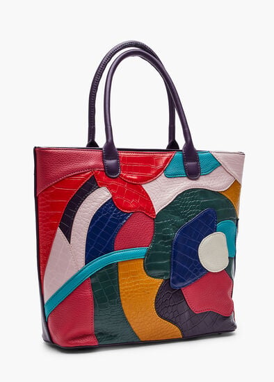 Plus Size Multi Patchwork Bag
