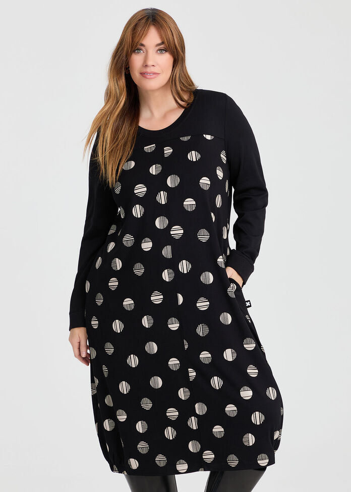 Natural Celia Spliced Dress, , hi-res