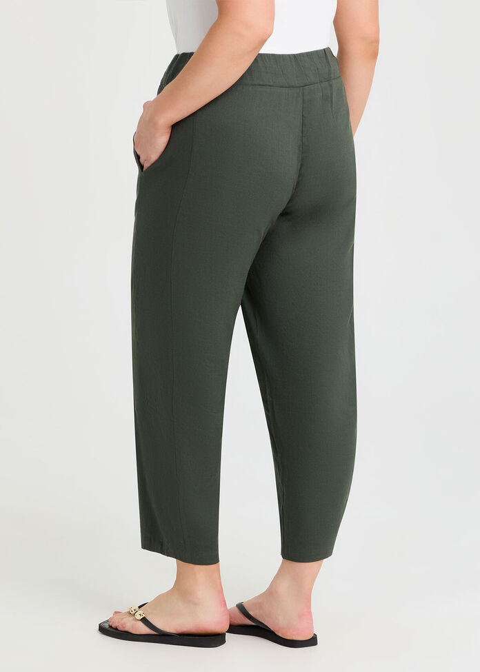 Stretch Linen Bella Pant, , hi-res