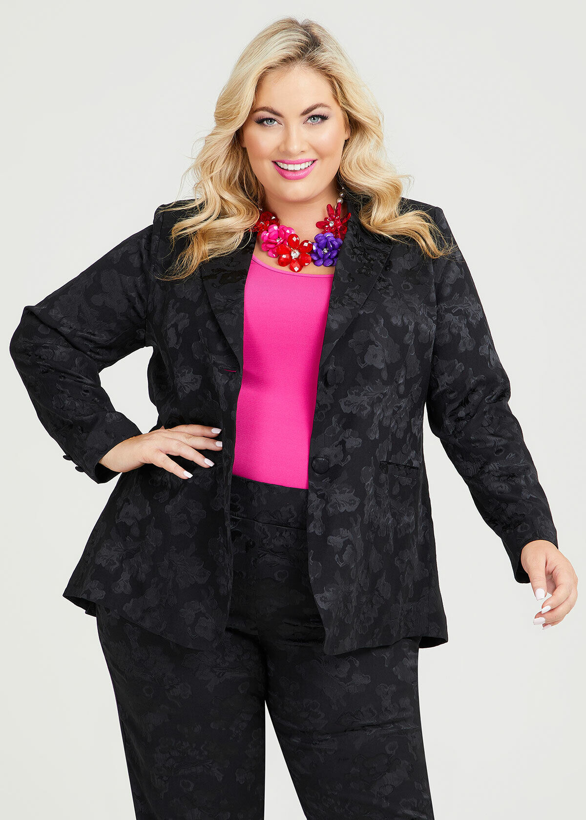 Jacquard deals womens suit