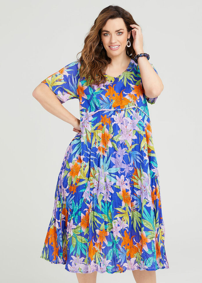 Cotton Gauze Favourite Dress, , hi-res