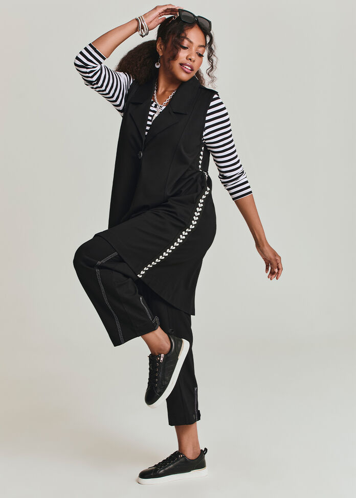 Natural Stripe Body Top, , hi-res