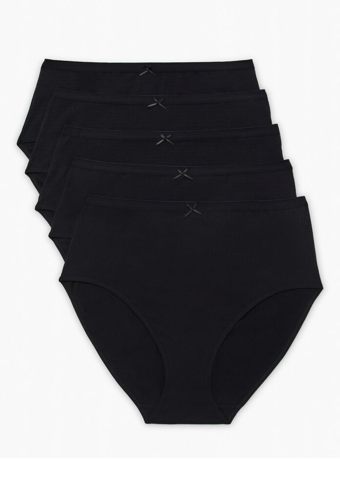 5 Pack Cotton Solid Briefs, , hi-res