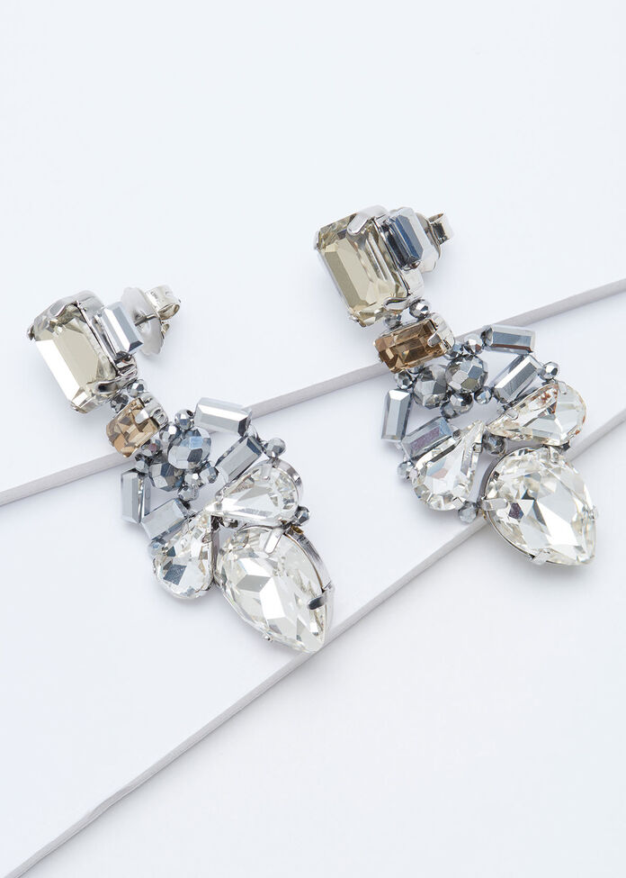 Glamour Crystal Earrings, , hi-res