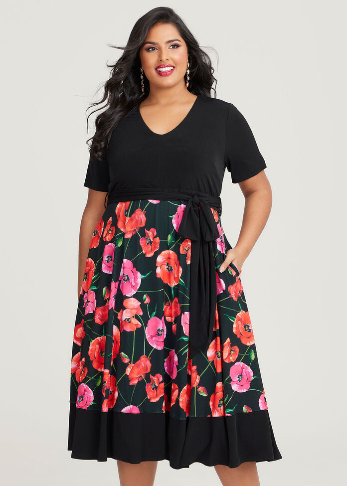 Shop Plus Size Milli Tulle Floral Dress in Multi | Sizes 12-30 | Taking ...