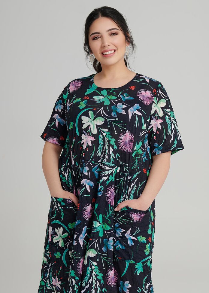 Petite Blossoms Dress, , hi-res