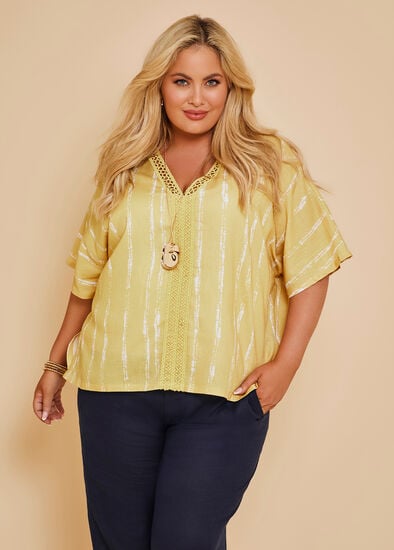 Plus Size Linen Bamboo Overtop