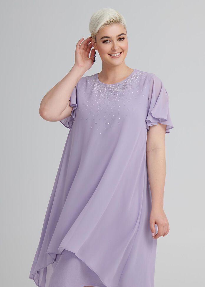 Crystal Cocktail Dress, , hi-res