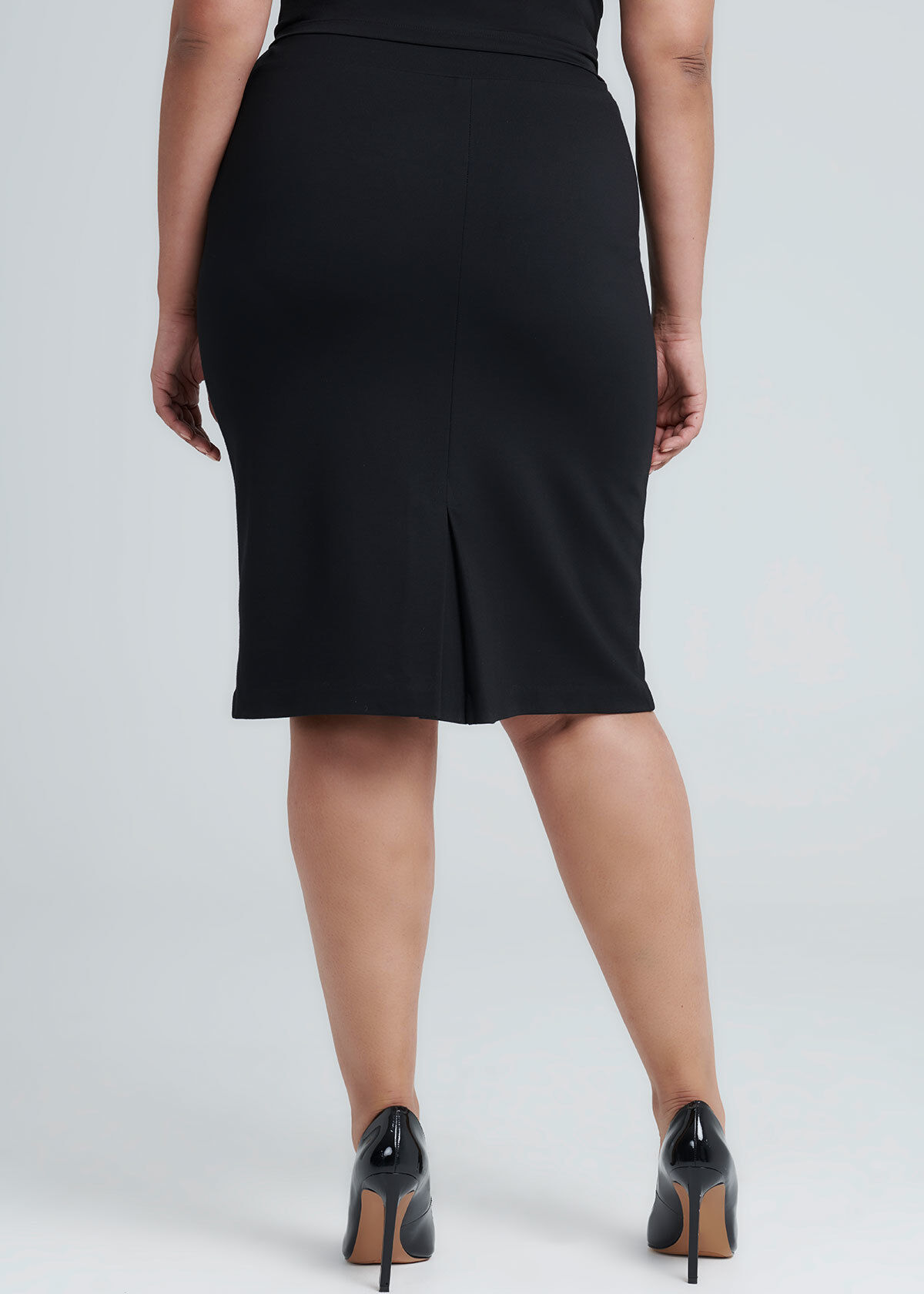 Shop Plus Size Prime Pencil Skirt in Black Taking Shape AU