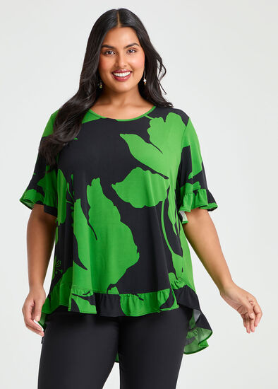 Plus Size Salsa Floral Luna Top