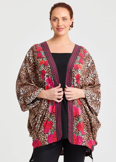 Animal Roses Curved Cape