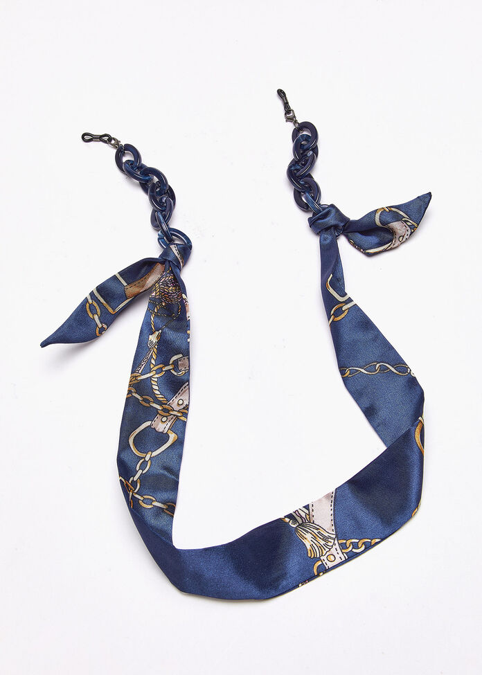 Printed Scarf Glasses Chain, , hi-res