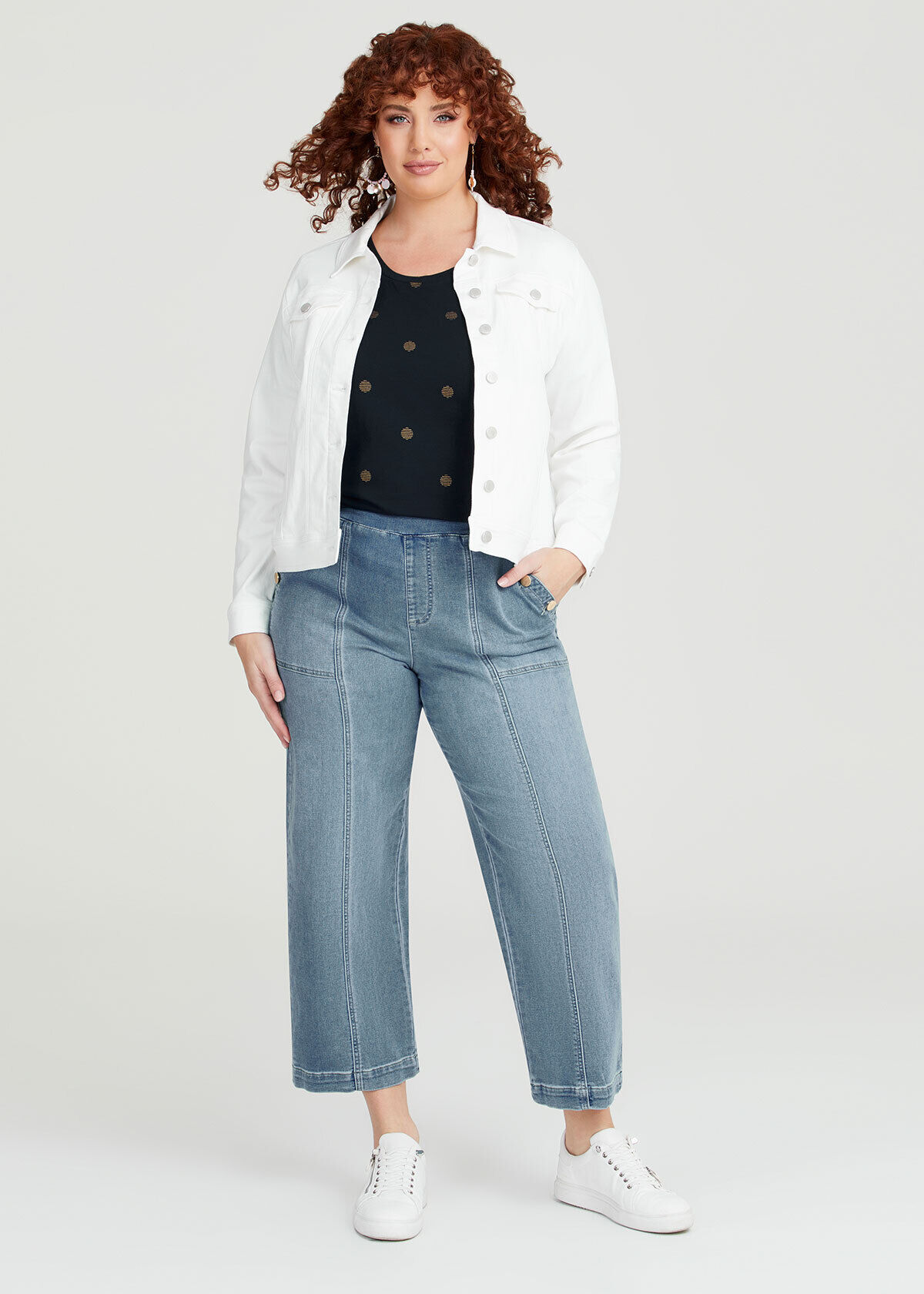 Plus size shop sailor jeans