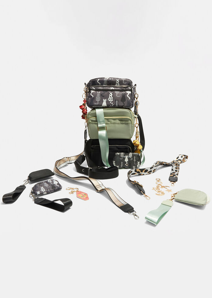 Multi Pocket Crossbody Bag, , hi-res