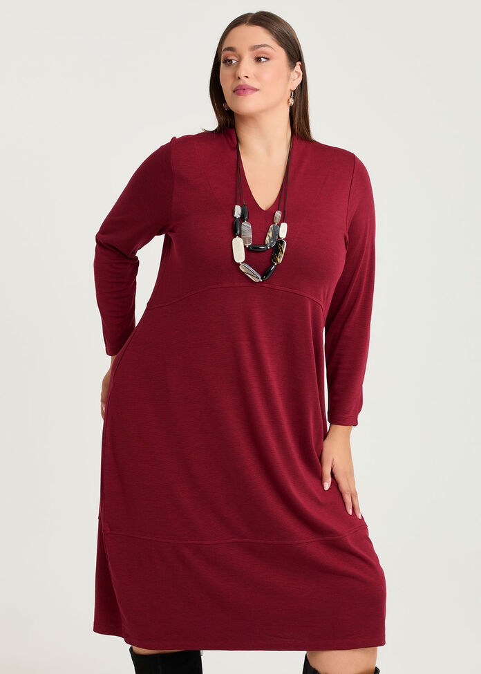 Natural Halo Ponte Rouge Dress, , hi-res