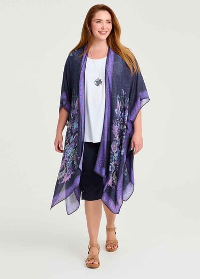 Plus Size Editorial Pocket Long Short