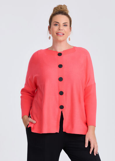 Plus Size Batwing Natural Jumper