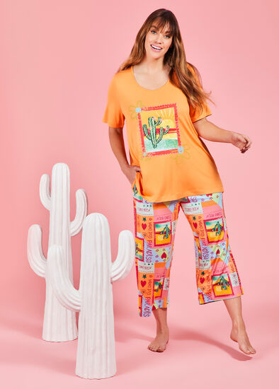 Plus Size Bamboo Road Trip Pyjama Pant