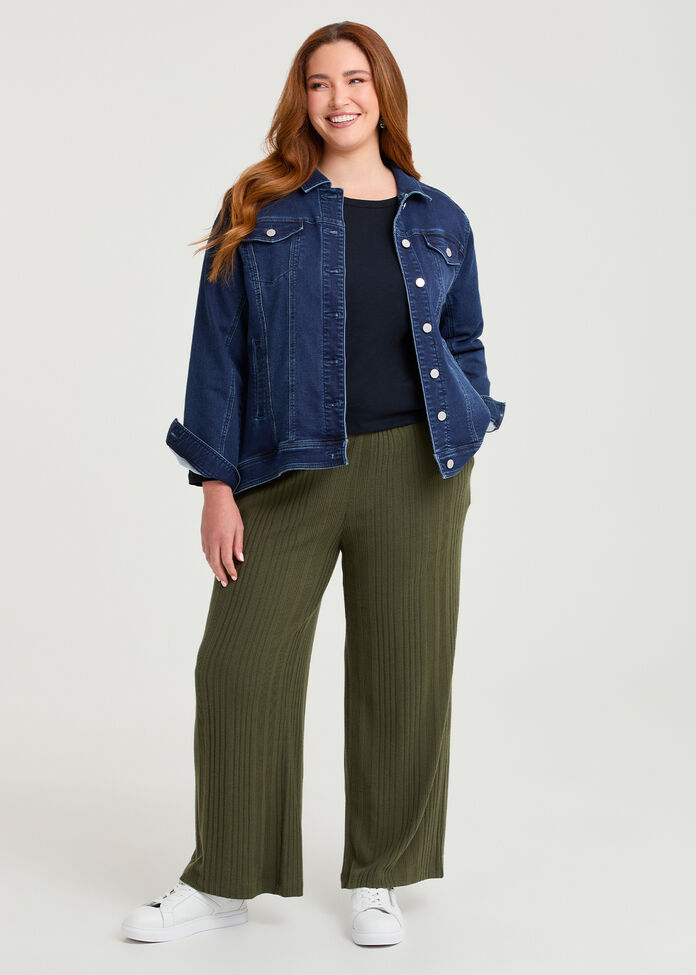 Cozy Rib Wide Leg Pant, , hi-res