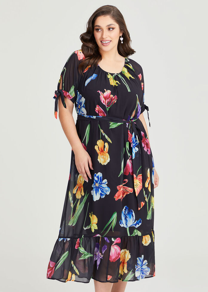 Shop Plus Size Calla Floral Maxi Event Dress in Multi | Taking Shape AU
