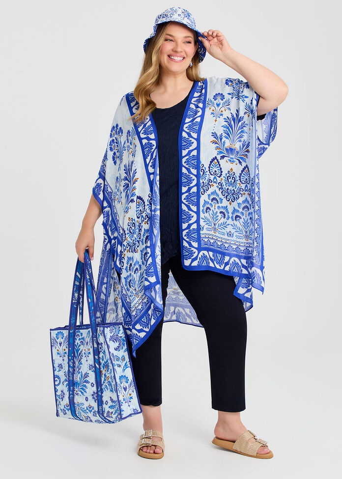 Bohemian Blue Tote Bag, , hi-res