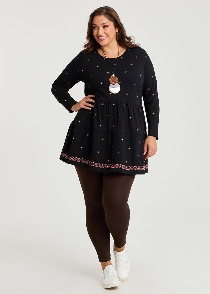 Good Earth Australian Cotton Full Length Legging, , hi-res