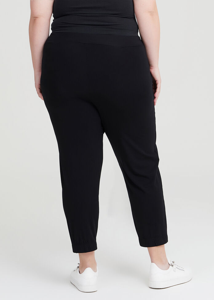 Shop Plus Size Tall Bamboo Lounge Pant in Black, Sizes 12-30