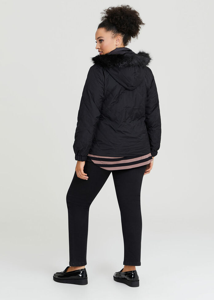 Current Rotation Ultimate Faux Fur-Lined Hooded Puffer Jacket, Current  Rotation