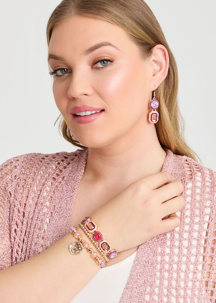Jewel Earrings, , hi-res