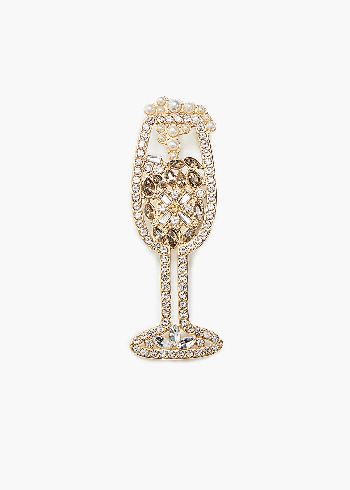 Champagne brooch online