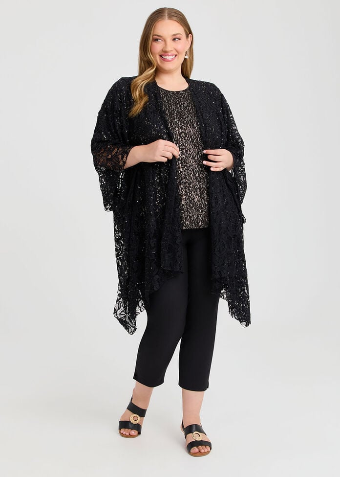 Evening Sequin Cape, , hi-res