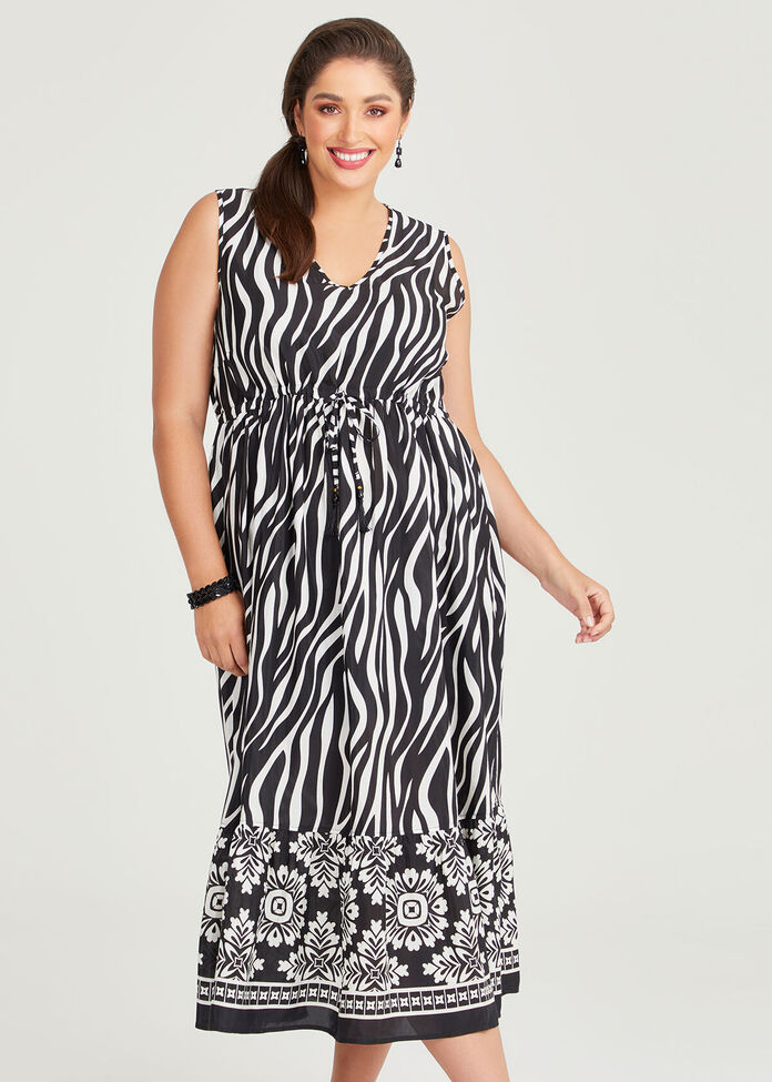 Shop Plus Size Natural Savannah Maxi Dress in Multi | Taking Shape AU