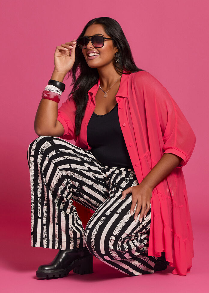 Natural Ana Stripe Pant, , hi-res