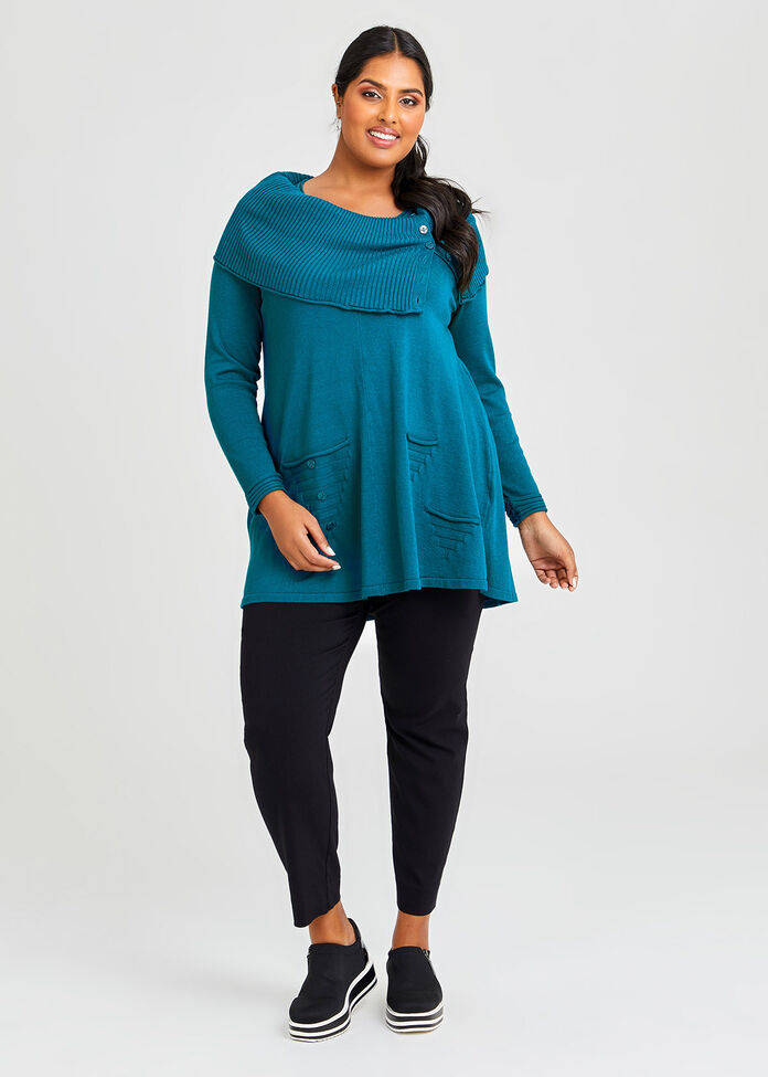Rib Detail Bamboo Jumper, , hi-res