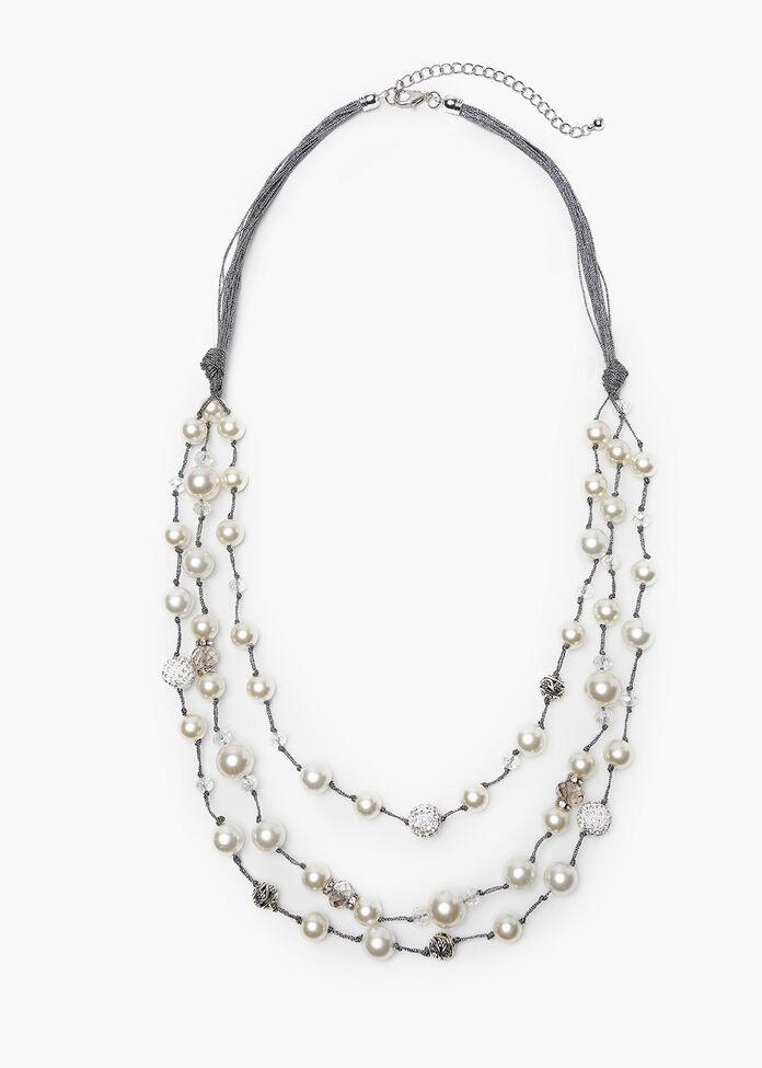 Perfect Pearl Necklace, , hi-res