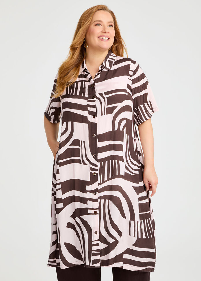 Sharyn Natural Shirt Dress, , hi-res