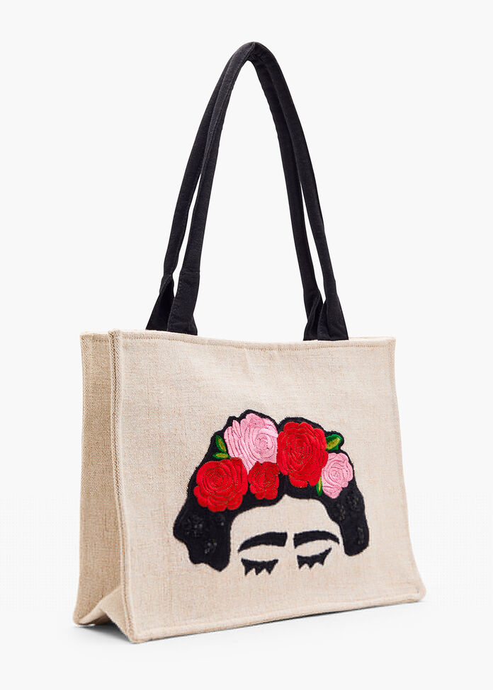 Natural Flower Queen Tote Bag, , hi-res