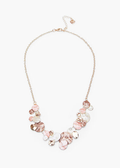 Pastel Circle Short Necklace